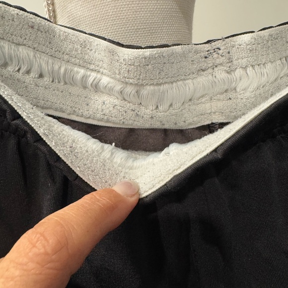 Adidas Black Track Pants with White Stripes - Picture 4 of 8